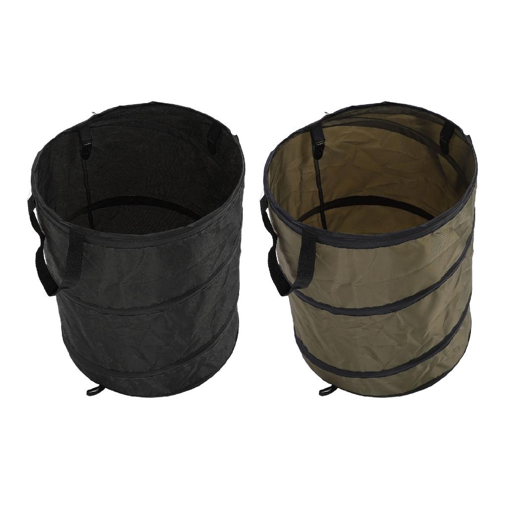 37L Medium Size Camping Trash Can Folding Storage Bin Portable Trash Can for Picnic Camping Outdoor 