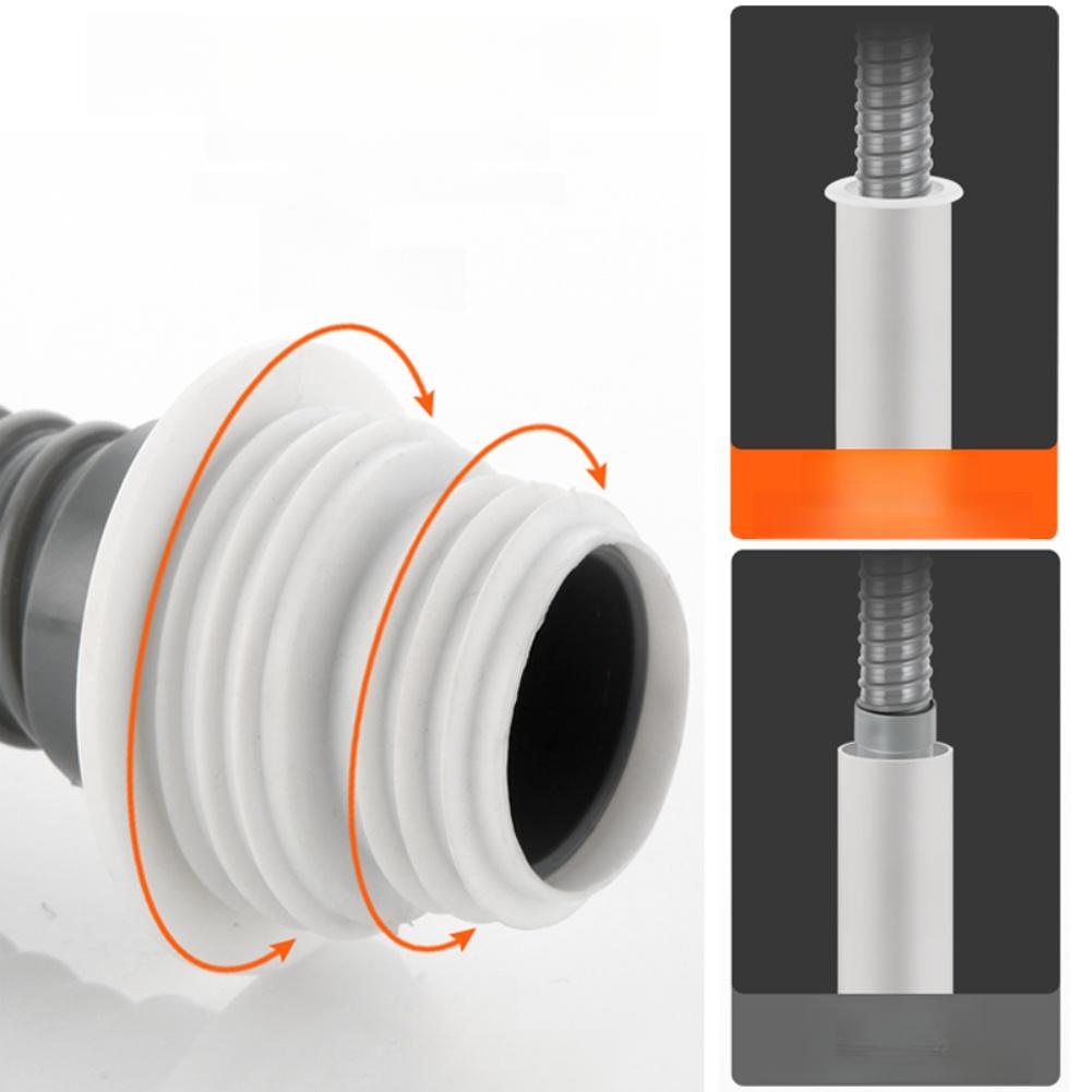Flexible 70cm Sink Drain Hose with Anti-Odor Seal Clamp for Quick and Reliable Installation in Bathroom or Kitchen Drains
