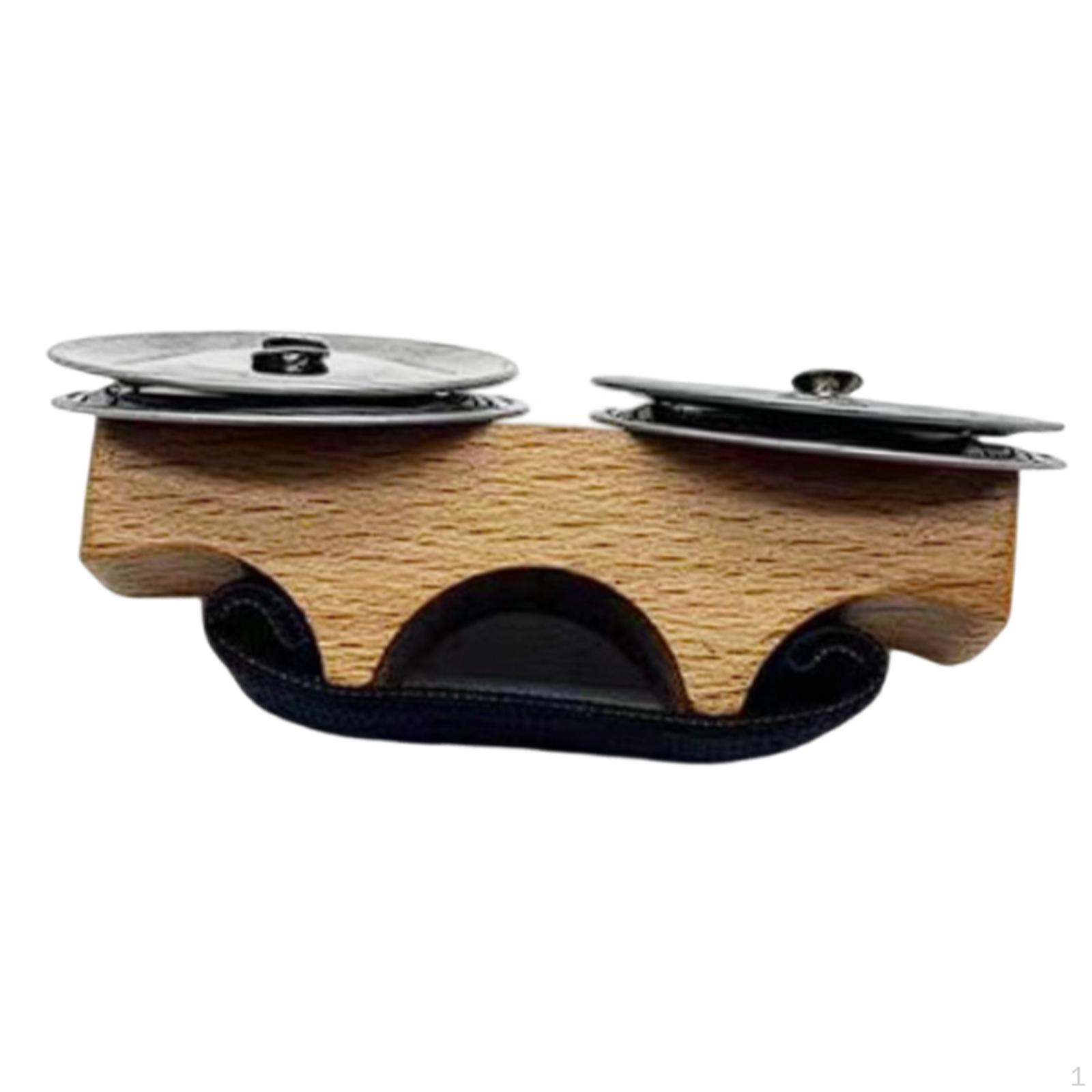 

Пальчиковый колокольчик, ручной тамбурин для ритмических упражнений Wood Color