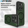 KEYSION Magnetic Phone Case for Motorola Edge 70 60 Pro 5G Matte Translucent Clear Shockproof Cover for Edge 60 Fusion 60 Stylus