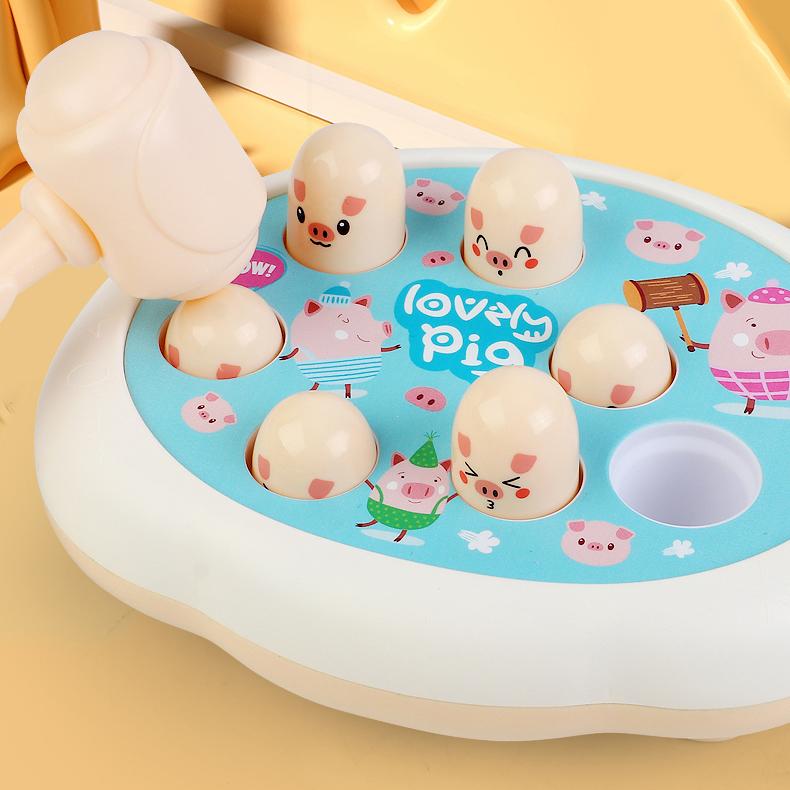 Cartoon Whac-A-Mole Montessori Baby Toy Toddler Educational Birthday Gift Animal Theme Knocking Game Parent Child Board Game Boy