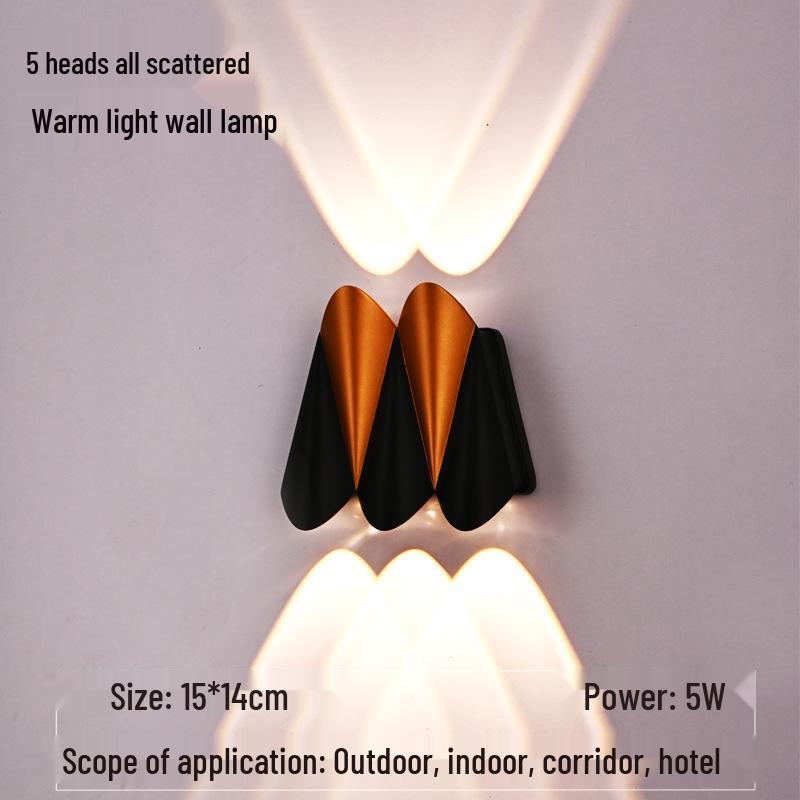 Airplane Series Outdoor Minimalist Wall Light for Villa, Courtyard, Balcony, Corridor, Aisle, or Stairway
