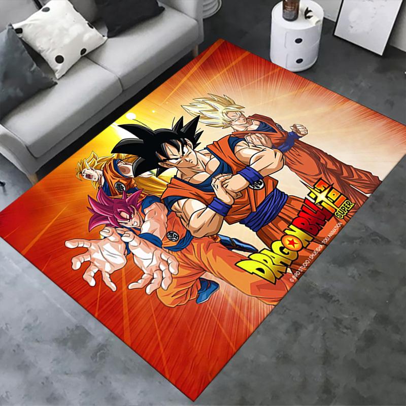 Anime Dragon Ball Carpet Rug for Living Room Bedroom Home Sofa Decoration,Kids play Non-slip Floor Mat