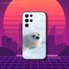 Cute S-Seal Seals Animal Phone Case For Samsung S10,S21,FE,S21 ,S26,S25,S24,S23,Ultra,S9,S22,Plus Black Shockproof Silicone Sof