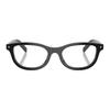Prada Brand Logo Design Acetate Square Optical Glasses Women Black Black 50 basic packaging-glasses case + packaging box