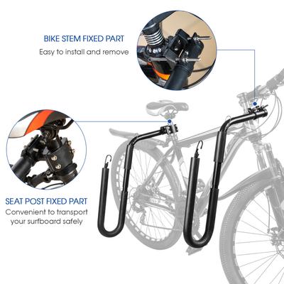 Bicycle Surfboard Rack Bike Surfing Board Carrier Surfboard Holder Mount Bracket