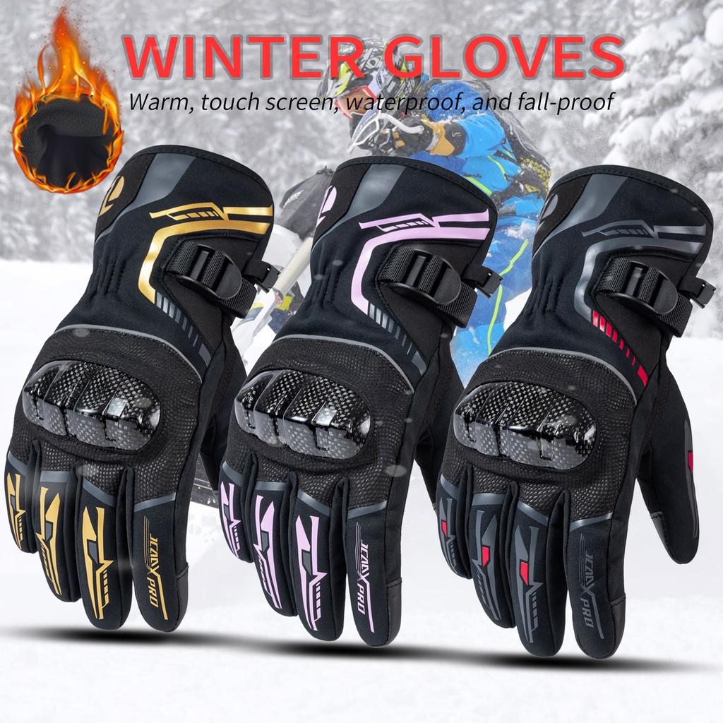 Motorcycle Locomotive Riding Anti-skid and Anti-drop Electric Vehicle Electric Motorcycle Windproof Waterproof Gloves