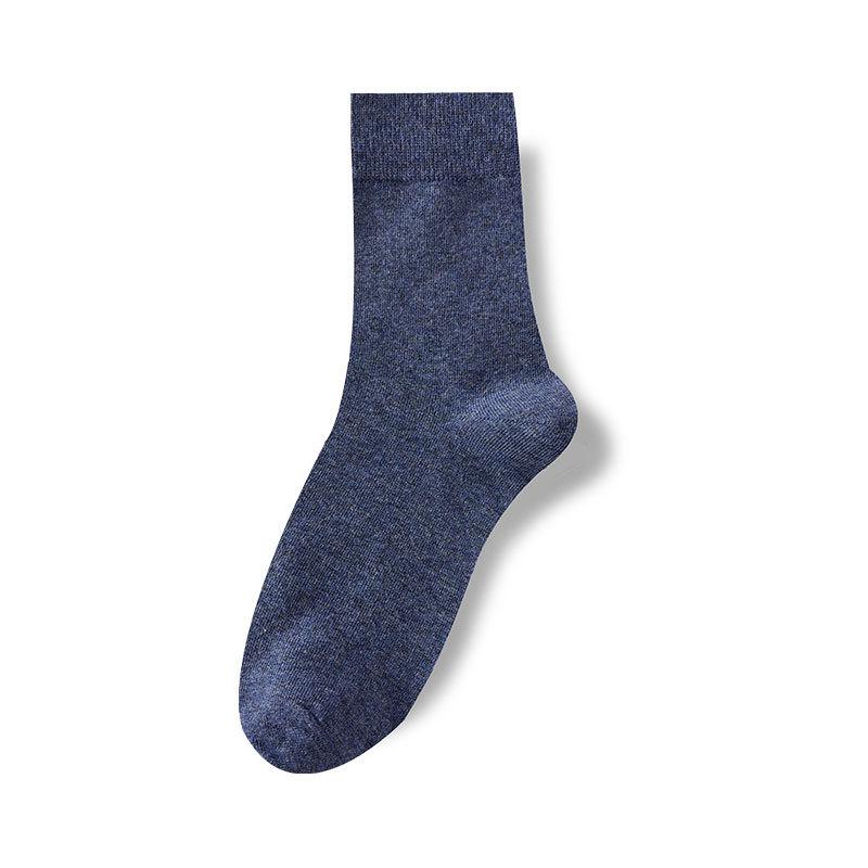 All-season Pure Cotton Men's Socks, Mid-calf Socks, Cotton Socks, Breathable, Sweat-absorbent, Antibacterial, Sports Antibacterial Long Stockings