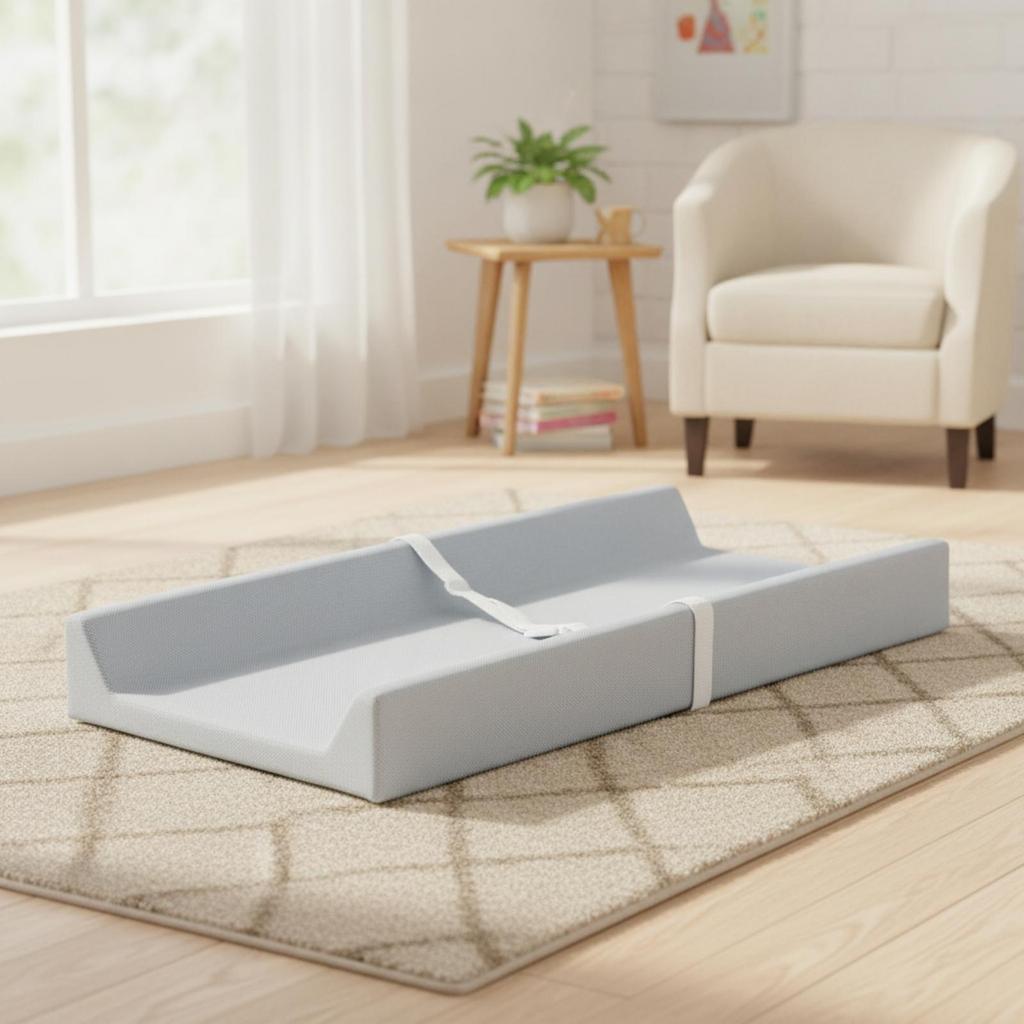 Baby Changing Pad Padded Contoured Waterproof for Infants, Newborns, Dresser, Nursery