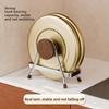 Wooden Kitchen Dish Drying Rack With Trapezoid Design For Home Use
