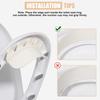 Toilet Seat Urine Guard Waterproof PVC Construction Easy Installation Bathroom Cleanliness