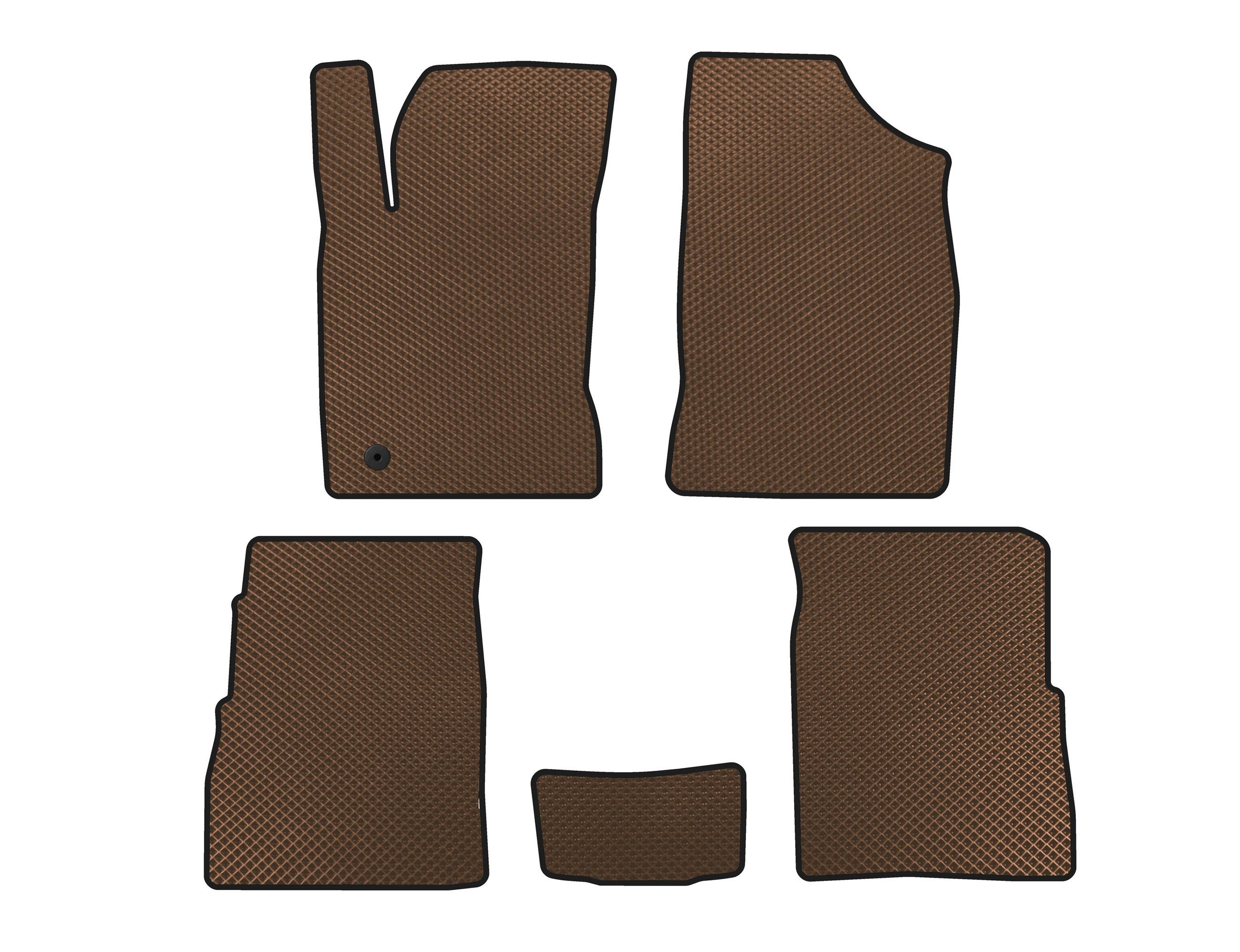 

EVA mats (HB, 5-door, Facelift, Brown) for Chrysler PT Cruiser