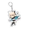 Fate Stay Night Tohsaka Rin Altria Pendragon Cute Cartoon Keychain Kawaii Keyrings Bag Parts & Trendy Gift