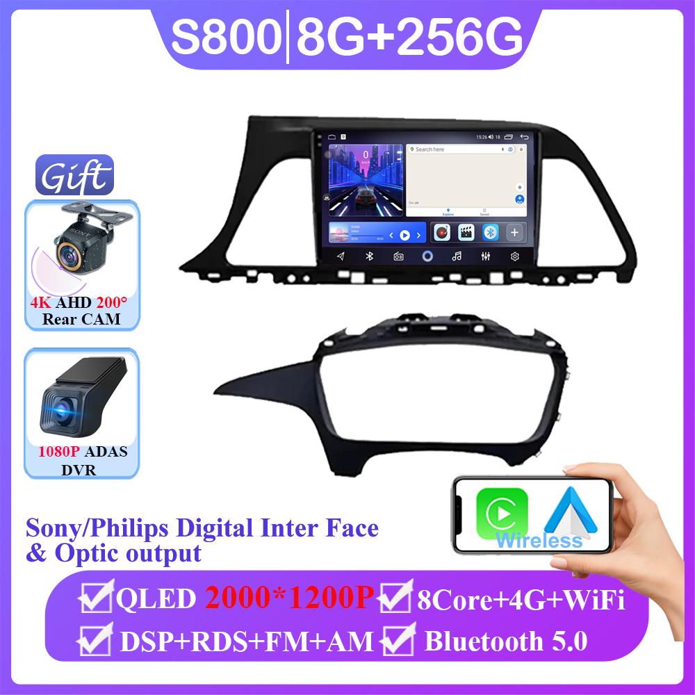 Android 14 For Hyundai Sonata 7 LF 2014 2015 2016 2017-2020 Auto Radio Stereo Video Player GPS Navigation Multimedia No 2din DVD