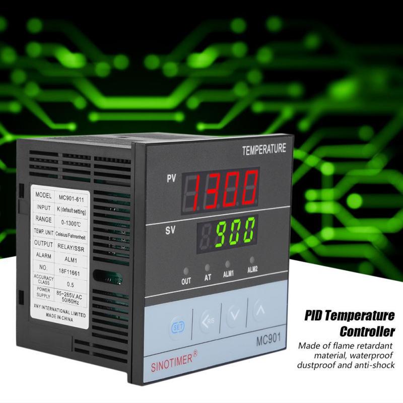 ℉ Universal Digital PID Temperature Controller with SSR Output and 2 Alarms