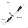 1 Set of Fishing Ball Bearing Swivels Steel Roller Connector Swivel Assortment