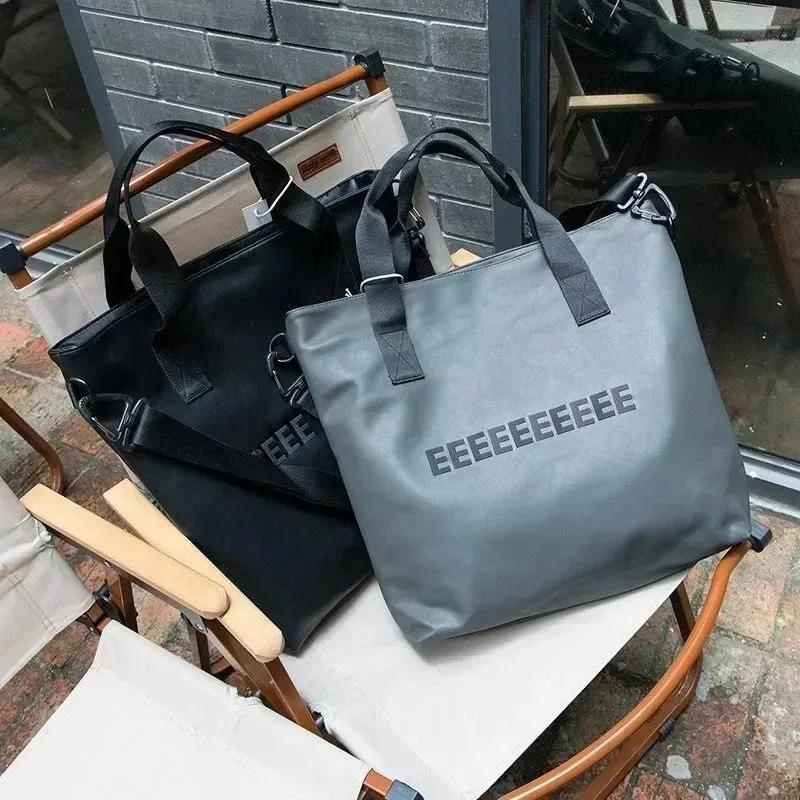 Trend Icon Men'S Handbag Luxury Design 3D Letter Large Capacity Shoulder Bag Classic Sports Tote Bag Travel Waterproof Backpack