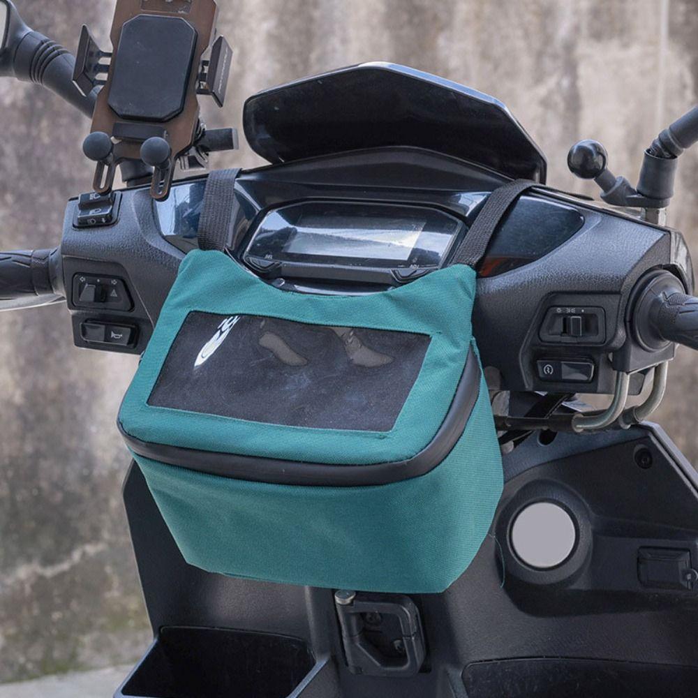 Waterproof Motorcycle Electric Scooter Bag Viewing Window Bicycle Front Bag  Scooter