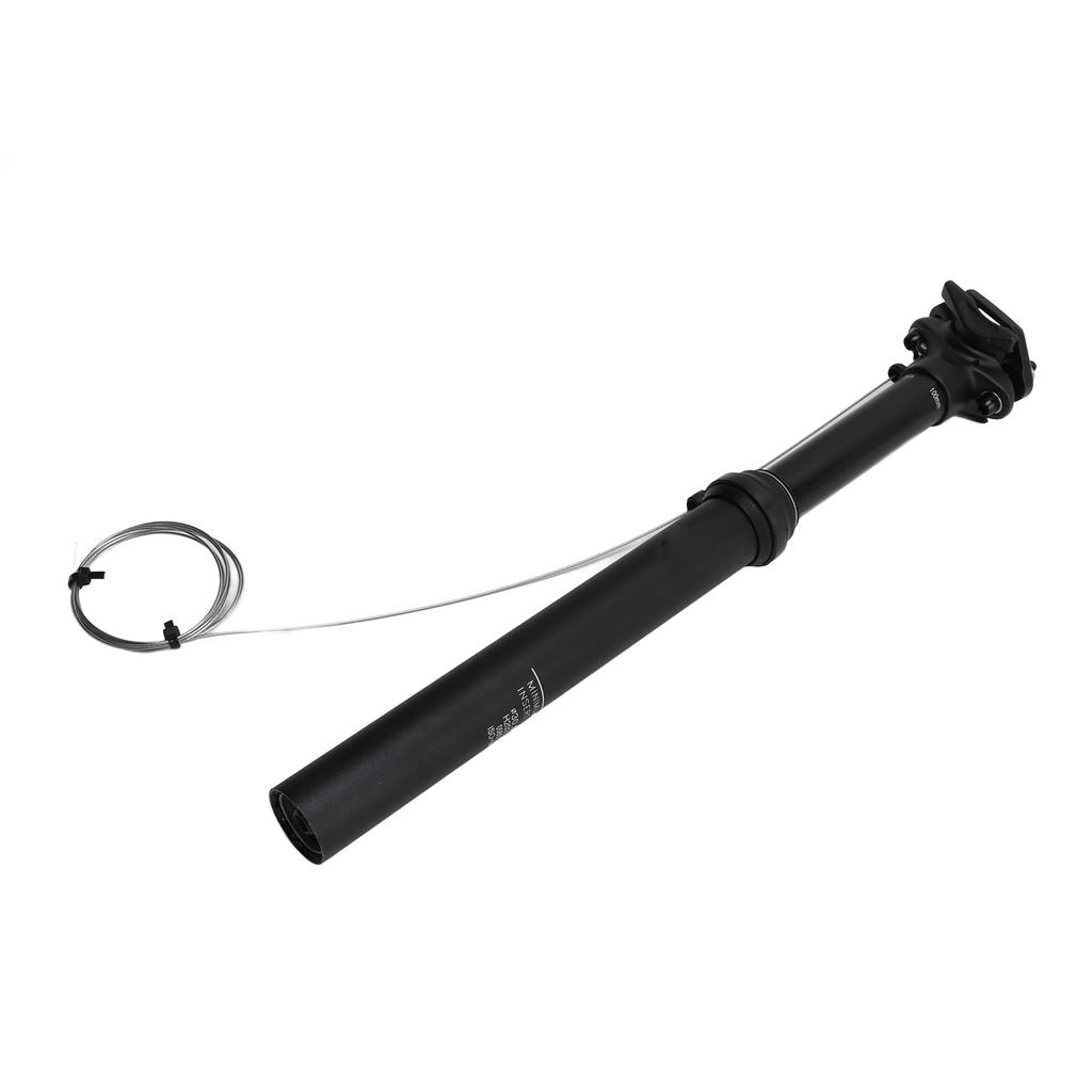 30.9x375mm Bicycle Seat Post Travel 100mm Dropper Hydraulic Suspension Seatpost External Cable Routing Bike Seat Tube