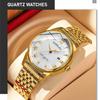 CRRJU Watch 5010 New Steel Strap Men's Watch Simple Fashion Calendar