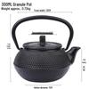 Small Cast Iron Kettle Teapot for Stove-Top Use
