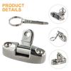 316 Stainless Steel Deck Hinge Swivel Side Mount Engineered for Saltwater Environments with Complete Installation Kit