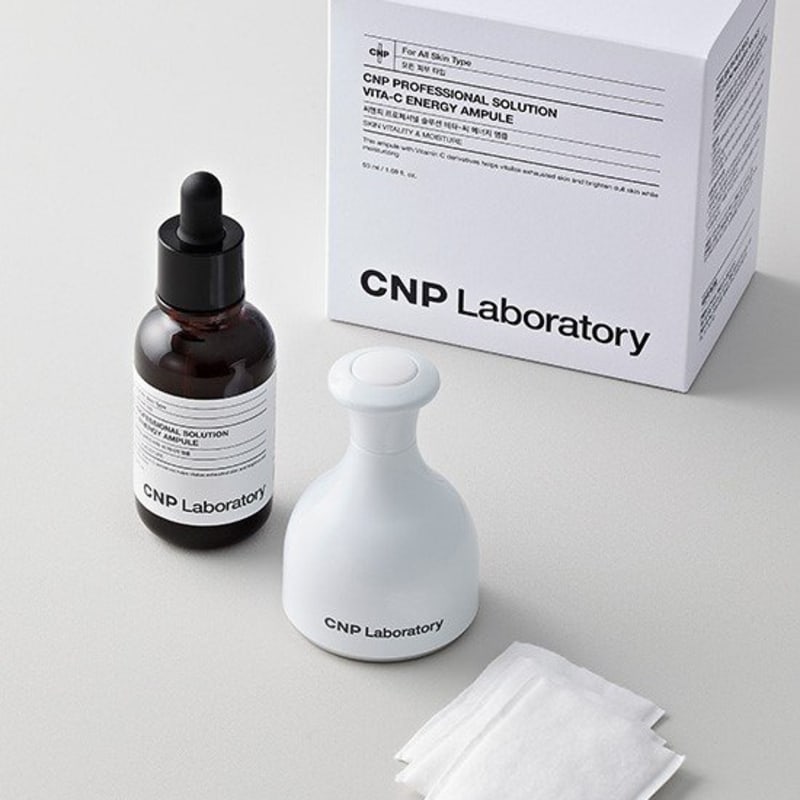[CNP Cha & Park] Professional Vita C Energy Ampoule 50ml Set (+ Cooling Massager)