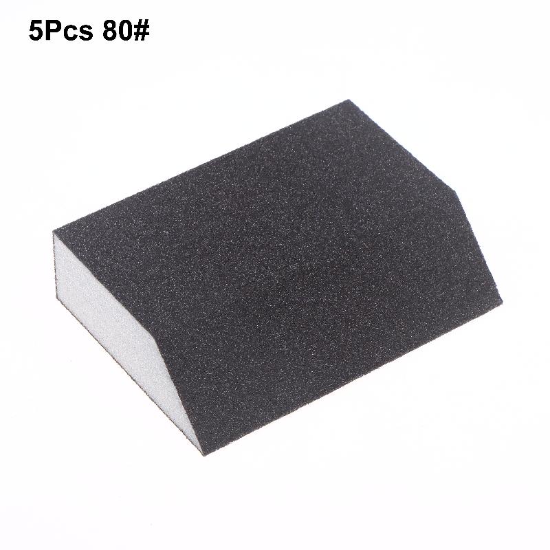 5/7 Piece Single Sandpaper Sponge Set - 60/80/100/120/180/220/240 Grit Sanding Block Combination, Washable And Reusable