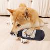 Beer Bottle Squeaky Dog Toy Wine Bottle Plush Dog Toy Interactive Squeaky Dog Chew Toy Soft Beer Bottle Shape Toy Pet Supplies