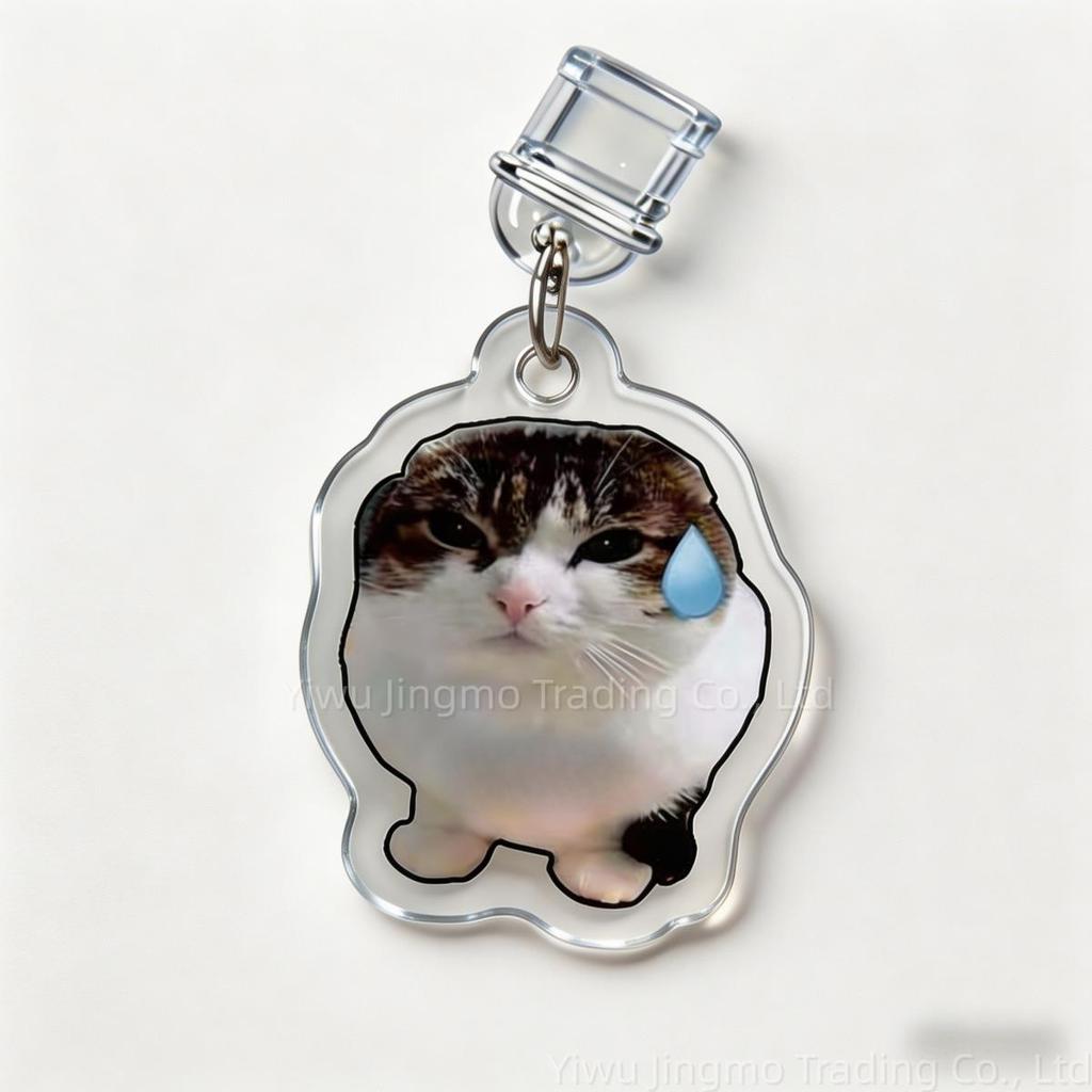 Creative Acrylic Dust Plug Cute Hamster Funny Meme Animal Theme Phone Charm Keychain Charging Port Protector Pendant2