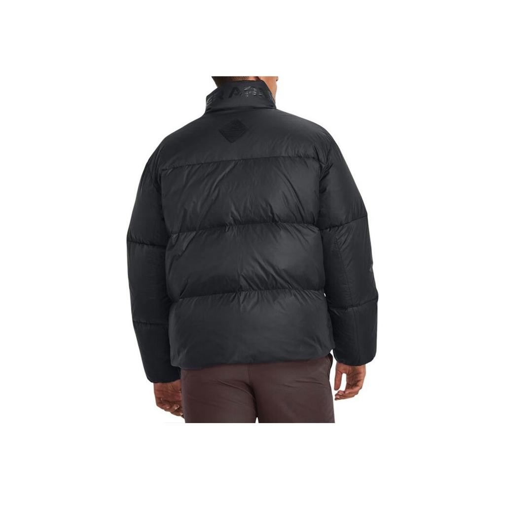 Under Armour ColdGear Infrared Fleece Collar Training Down Jacket Men Outerwear Black 1378828-001