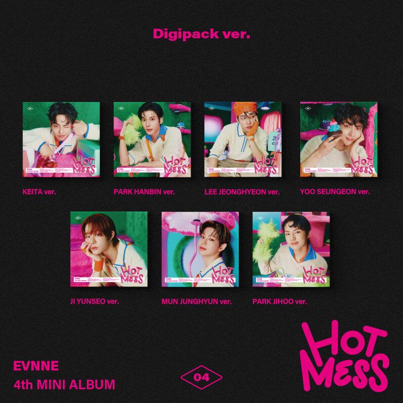 

EVNNE (Even) - 4th Mini Album: HOT MESS [Digipack Ver.] [1 out of 7 randomly sent]