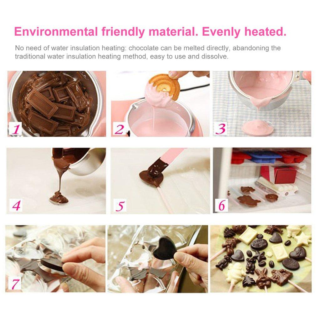 Mini Electric Furnace Hand-Melting Chocolate Melting Furnace DIY Kitchen Chocolate Melting Machine Cheese Making Melted Fondue