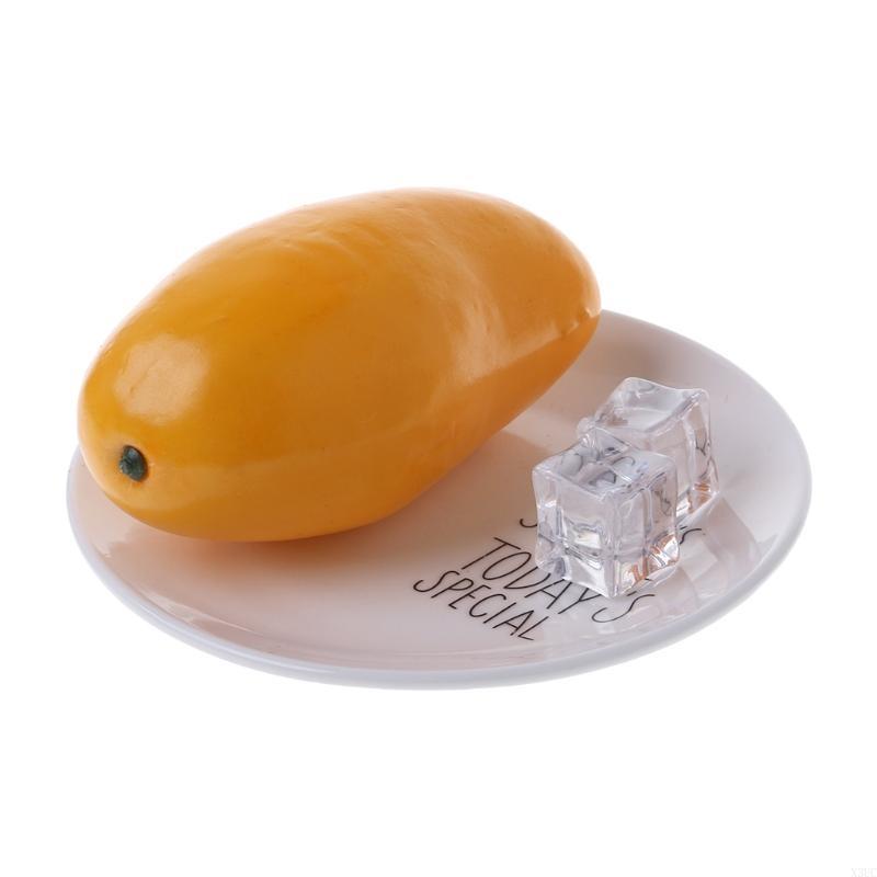 Simulation Artificial for Mango Fake Fruit Disply Home Party Decoration X3UC