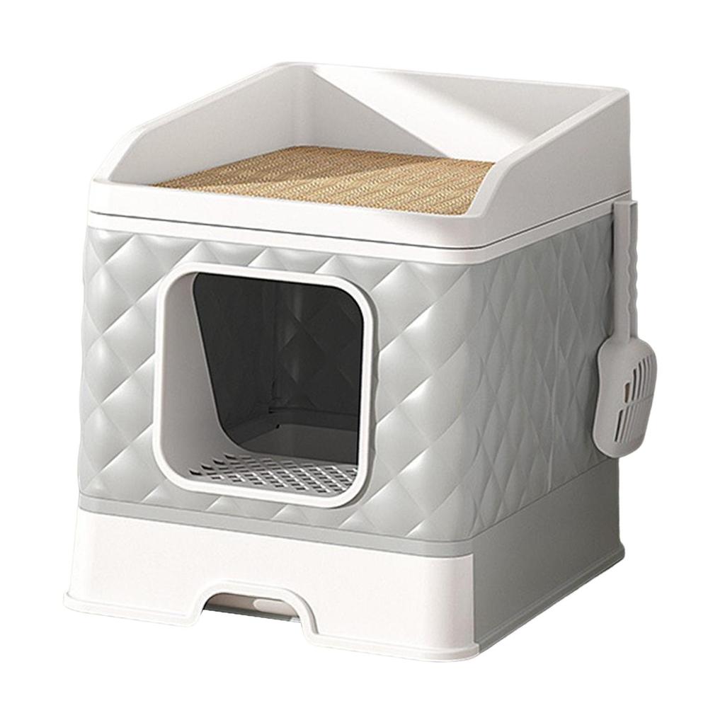 Cat Foldable Large Capacity Toilet for Small and Cats