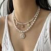 Bohemian Starfish Shell Pendant Necklace For Women Trendy Summer Beach Pearl Chain OT Buckle Choker Travel Party Jewelry