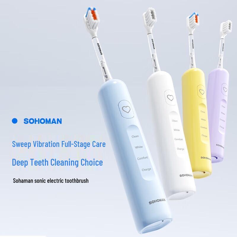 SOHOMAN T3 Sweeping-Vibration Electric Toothbrush