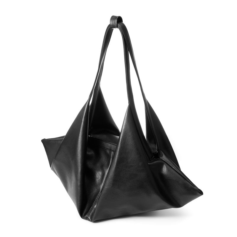 

Стильная студенческая наплечная сумка большого объема специального дизайна Black