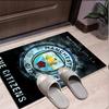 Manchester City FC Pattern Rug, Indoor/Outdoor Mat, for Picnic, Gameroom, Bedroom, Office, Living Room, Home Decor Carpet, Birthday Gift