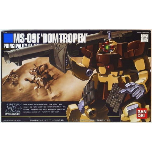 

HGUC 1/144 MS-09F Дом Тропен Песочно-коричневый (Мобильный доспех Гандам 0083: Память о звёздной пыли)