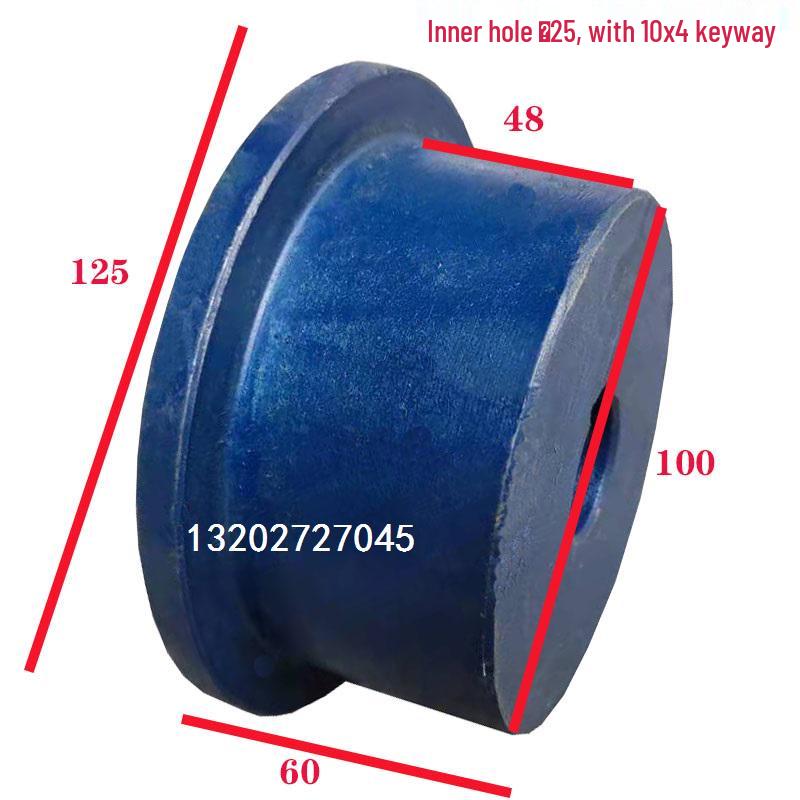 Electric Rail Cart Drive Wheel with Keyway - Internet Celebrity AGV Pulley Train Wheel