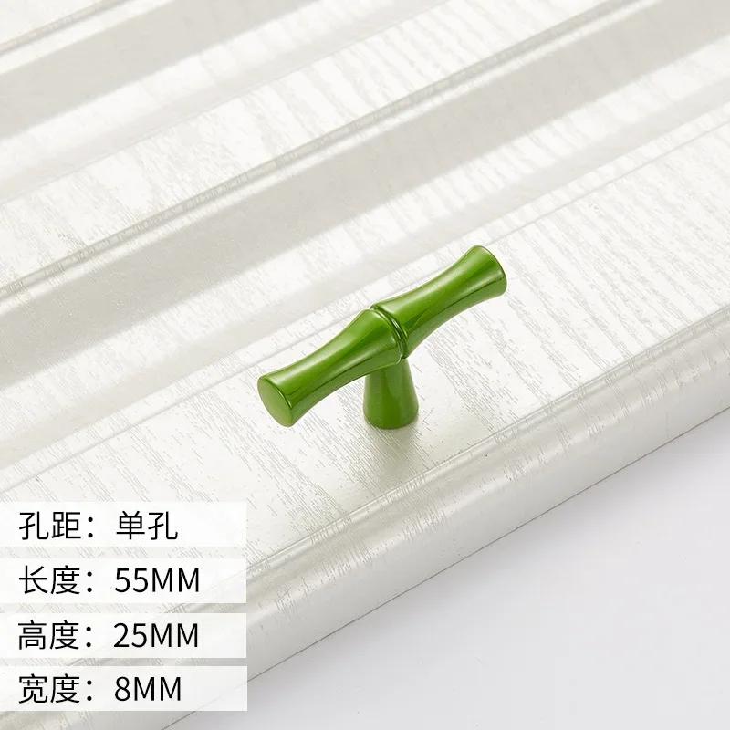 

Bamboo Style Furniture Hardware Handle Kitchen Cabinets Sliding Door Knob Drawer Wardrobe Cupboard Push Pulls Handles розовый
