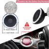 MacilKurtlar Car One-Touch Start Button Locker, Car Push To Start Button Locker, Auto Rhinestone