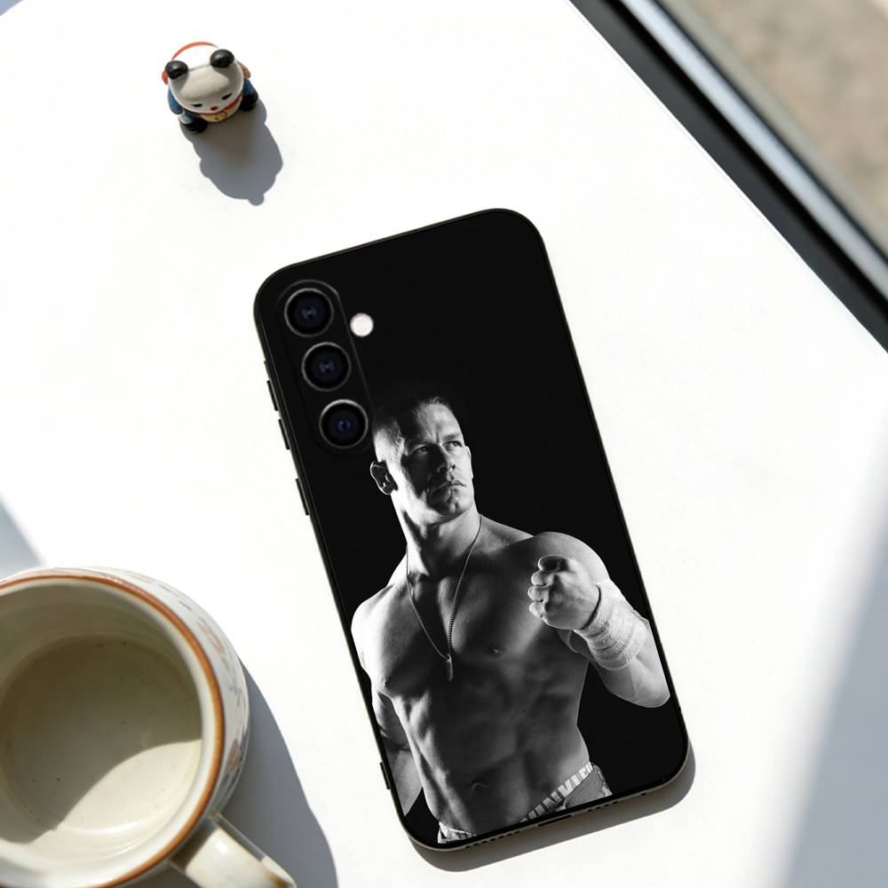 

Wrestler John Cena Phone Case Soft black For Samsung Galaxy A73,A72,A71,A70,A53,A52,A51 Samsung a31