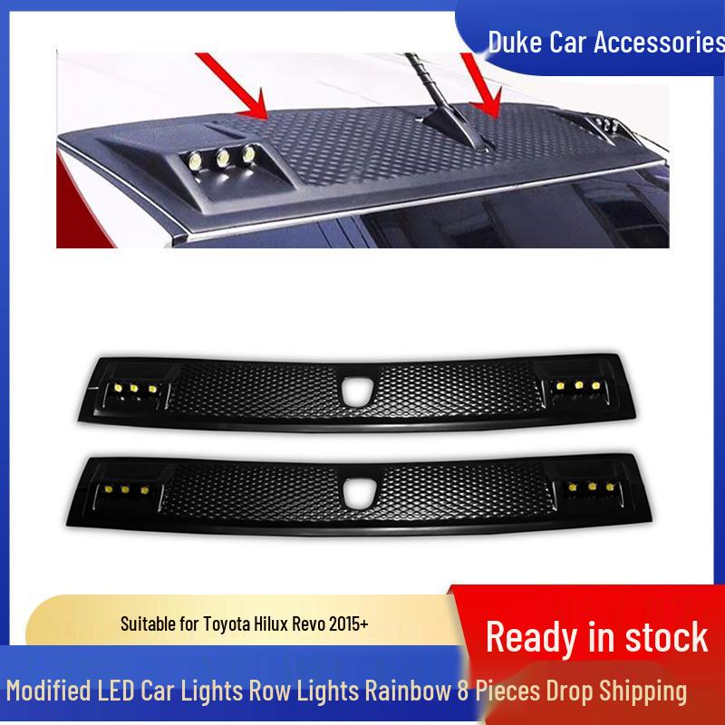 

Светодиодная фара на крышу Toyota Hilux Revo - Дневной ходовой свет и прожектор. Roof Light чёрный