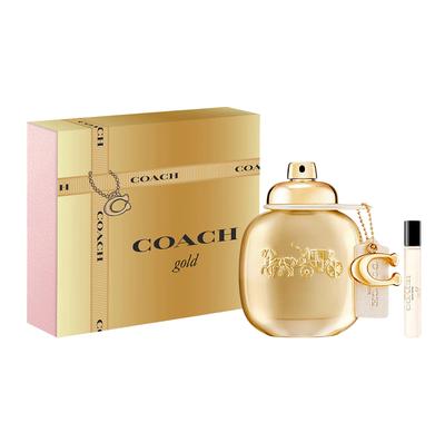 Set Coach: Gold, Eau De Parfum, Für Frauen, 50 ml + Gold, Eau De Parfum, Für Frauen, 7,5 ml