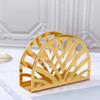 Non-slip Bottom Iron Art Paper Towel Holder Rust-resistant Desktop Tissue Stand  Party
