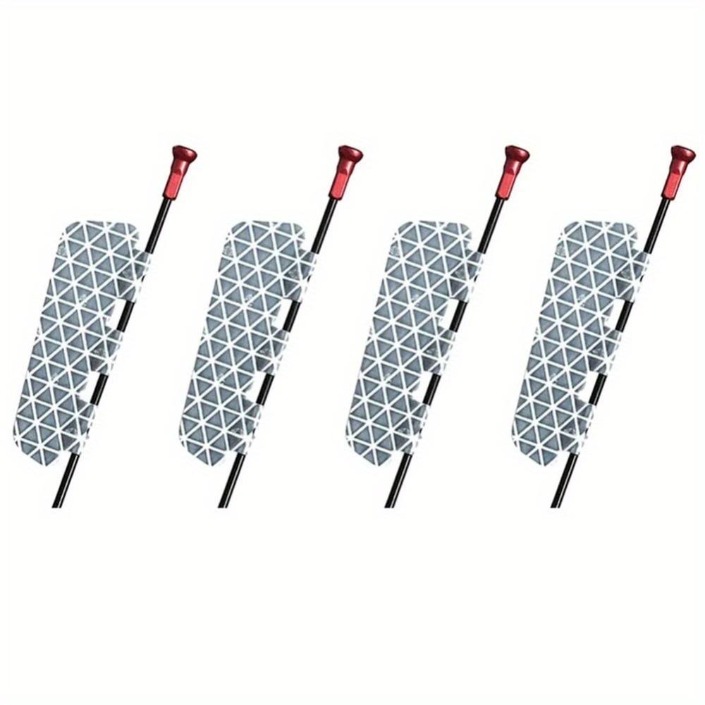 4Pcs Bicycle Warning Reflector MTB Road Bike Cycing Wheel Rim Spoke Reflective Lamps