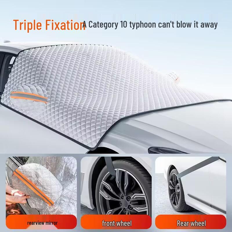 Car Windshield Snow and Sun Shade: Snowproof, Frost Protection, UV Protection