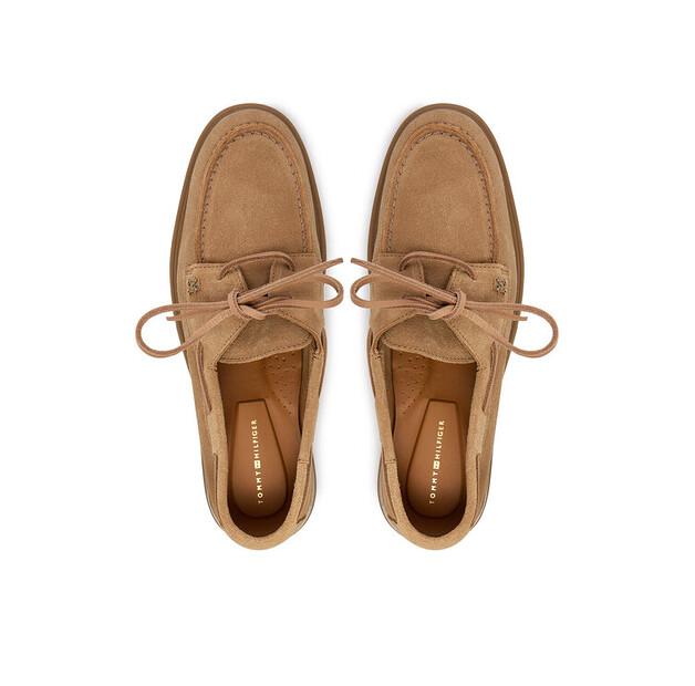 Полуботинки Tommy Hilfiger Light Suede Boat Shoe